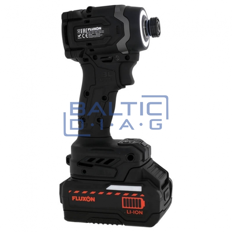 Cordless impact driver FLUXON 230Nm with battery and charger