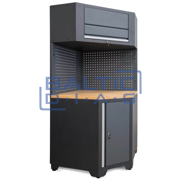 Profesionalus kampinis darbastalis 610 Weber