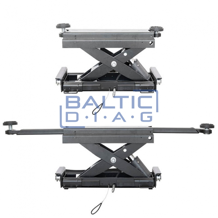 Keturių kolonų pusiau automatinis keltuvas, skirtas ratų suvedimui REDATS L-460, 5,5T