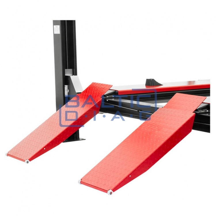 Four post semi-automatic lift for wheel alignment REDATS L-460, 5.5T