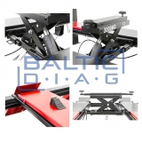 Keturių kolonų pusiau automatinis keltuvas, skirtas ratų suvedimui REDATS L-460, 5,5T