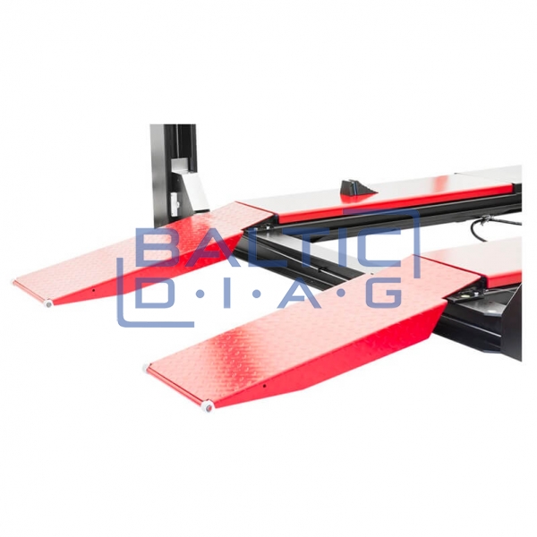 Four post semi-automatic lift for wheel alignment REDATS L-460, 5.5T