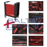 Комплект инструментальной тележки Performanceplus P10 с 366 инструментами, 6 ящиков KS Tools