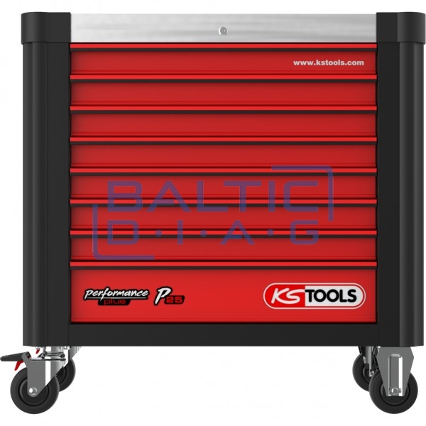 Performanceplus P25 tool trolley set with 660 tools, 8 drawers KS Tools