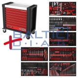 Performanceplus P25 tool trolley set with 510 tools, 7 drawers KS Tools
