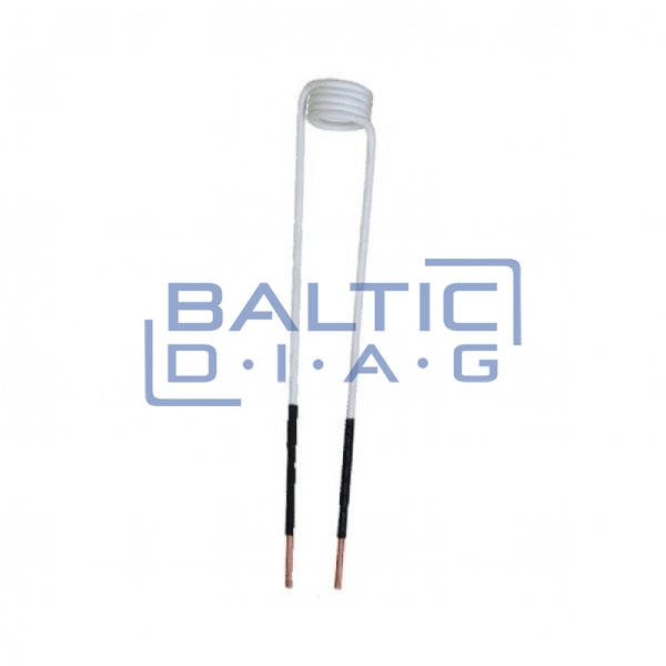 Straight induction coil 19 / 220 mm M8 for induction heaters