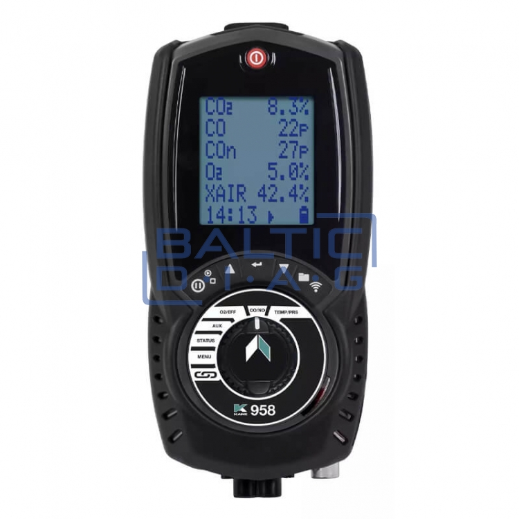Commercial analyser for boilers and heat pumps KANE958