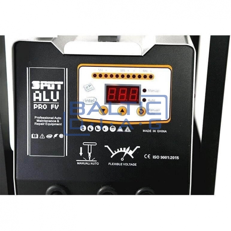 Spot body straightening machine for aluminum and straightening tool kit