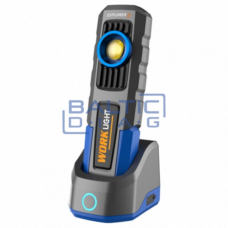 Įkraunamas darbo prožektorius COB+SMD