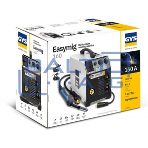 Semi-automatic welding machine for MIG/MAG and MMA welding GYS EASYMIG 160