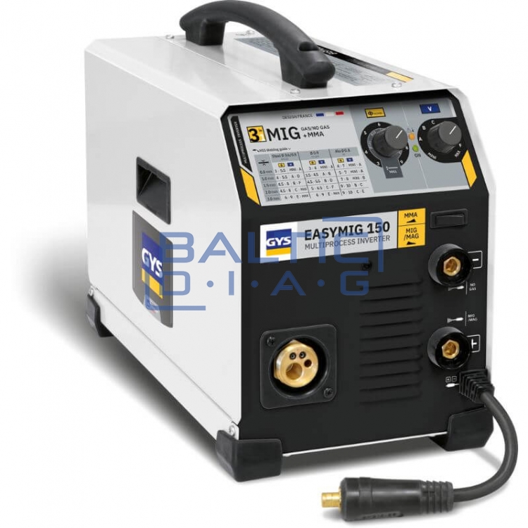 Semi-automatic welding machine for MIG/MAG and MMA welding GYS EASYMIG 150