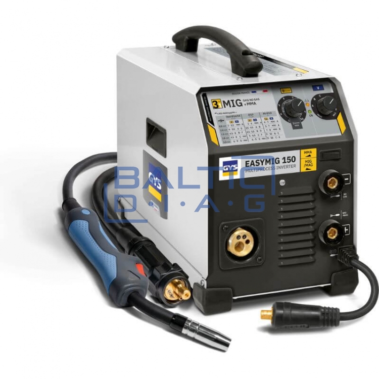 Semi-automatic welding machine for MIG/MAG and MMA welding GYS EASYMIG 150