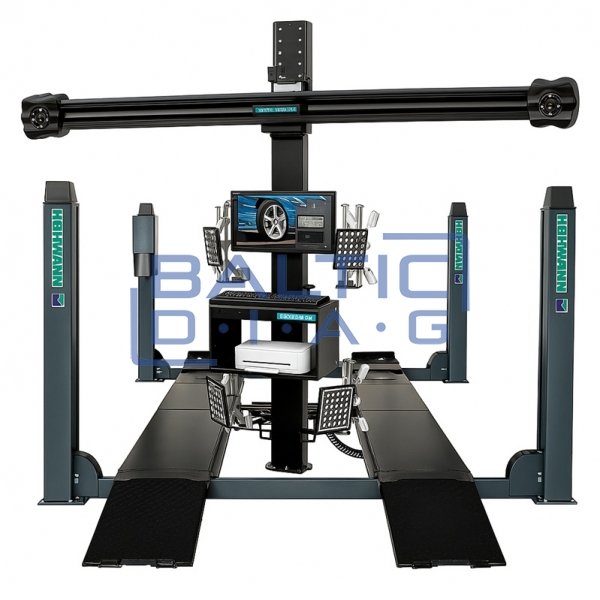 Ratų suvedimo stendas geoliner® 630 Tilt su keltuvu quattrolift® 4000 WA Hofmann