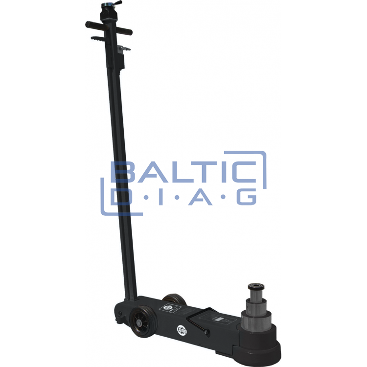 Air-hydraulic jack for 50/25/10 tons