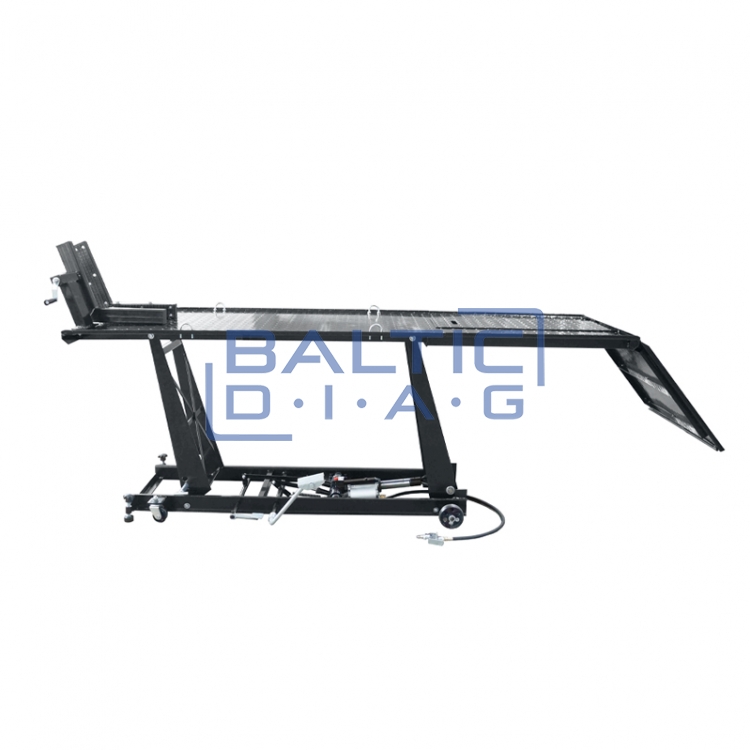 Air-hydraulic motorcycle lift 454 kg