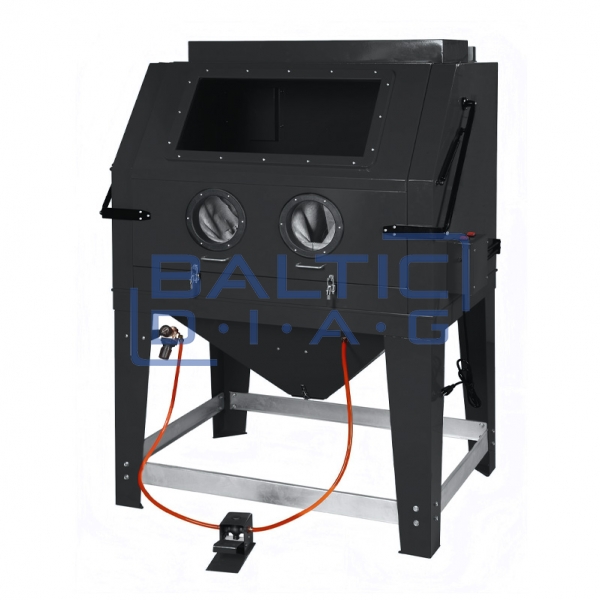 Vertical sandblasting cabinet 990 L