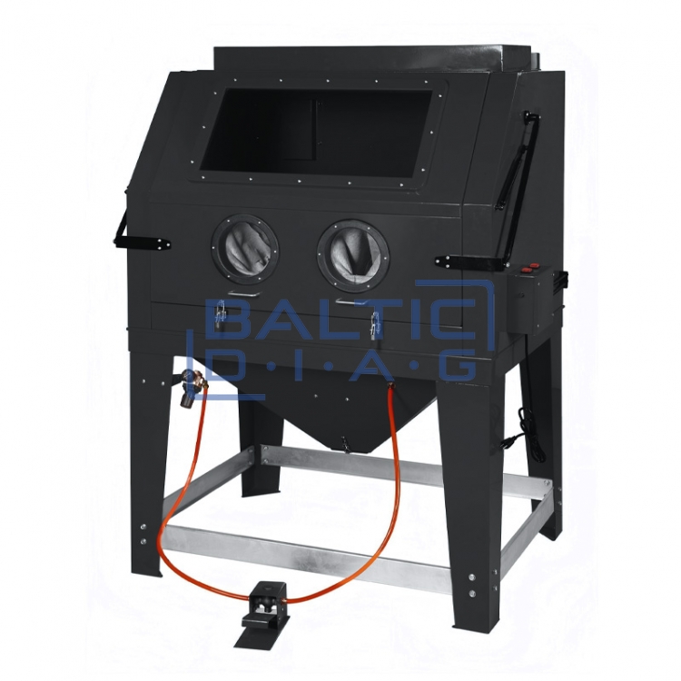 Vertical sandblasting cabinet 990 L