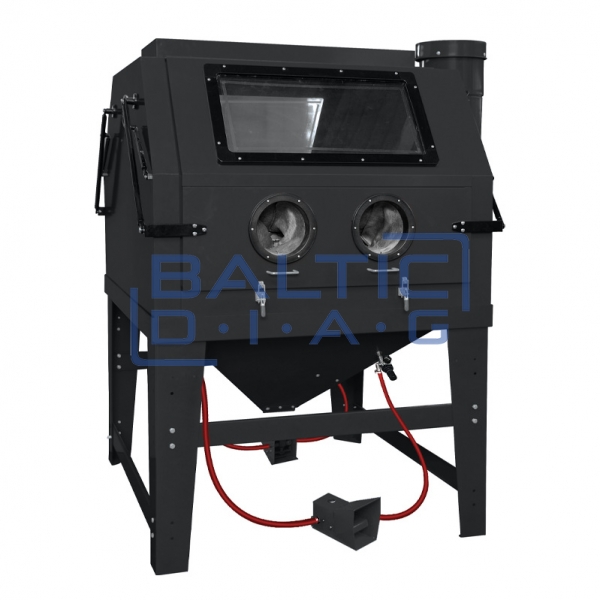 Vertical sandblasting cabinet 420 L