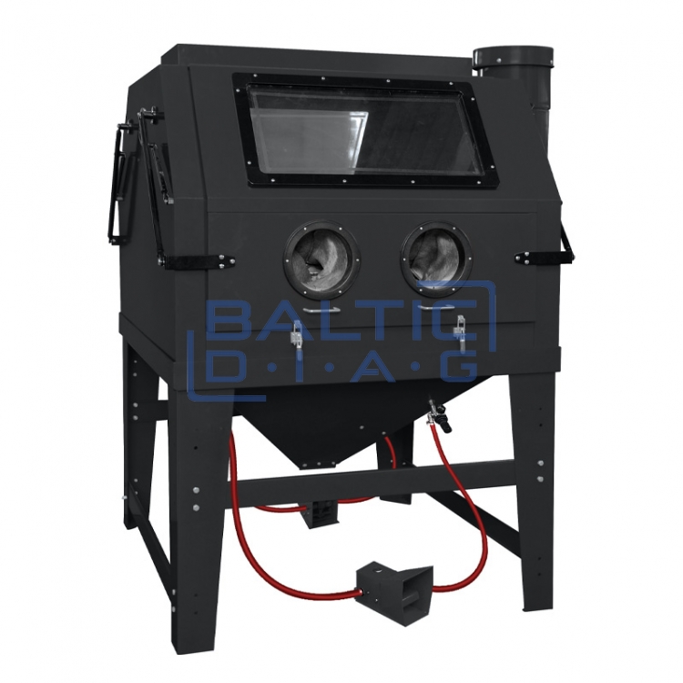 Vertical sandblasting cabinet 420 L
