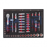 Tool trolley with 300-piece tool set Tool trolley with 300-piece tool set