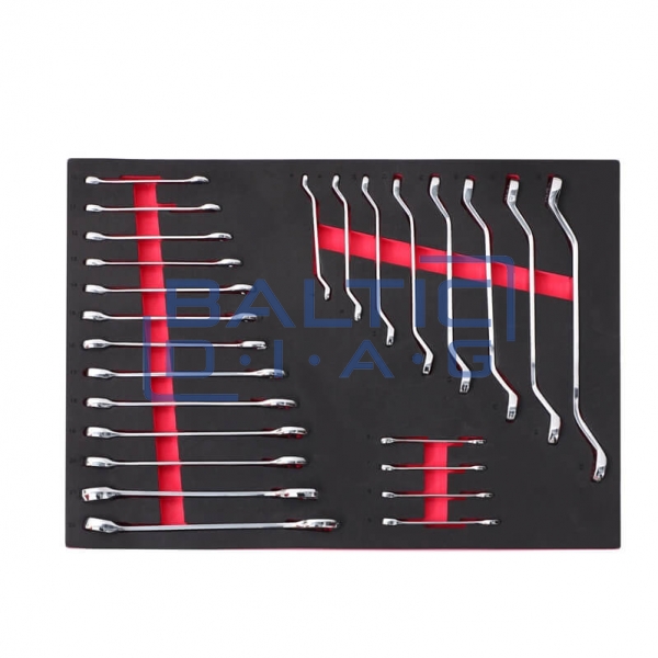Tool trolley with 300-piece tool set