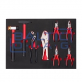 Tool trolley with 300-piece tool set Tool trolley with 300-piece tool set