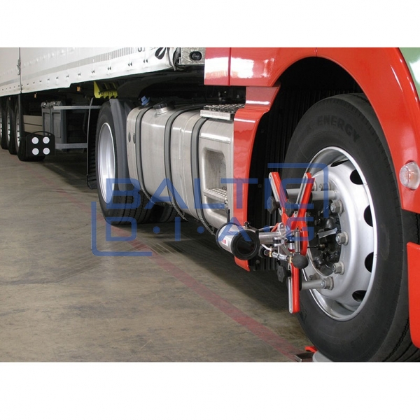 Camera-based computerized wheel/axle alignment system for heavy-duty vehicles Haweka AXIS4000 PRO