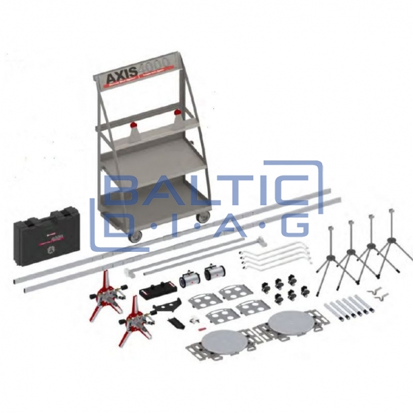 Camera-based computerized wheel/axle alignment system for heavy-duty vehicles Haweka AXIS4000 PRO