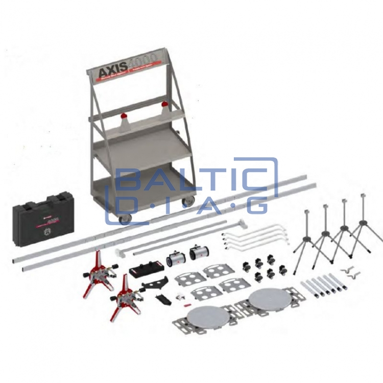 Camera-based computerized wheel/axle alignment system for heavy-duty vehicles Haweka AXIS4000 PRO