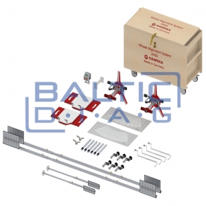 Laser-mechanical wheel/axle alignment system for heavy-duty vehicles Haweka AXIS500