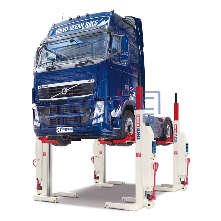 Mobile 4-column cabled lift for heavy-duty vehicles Stertil-Koni ST1075