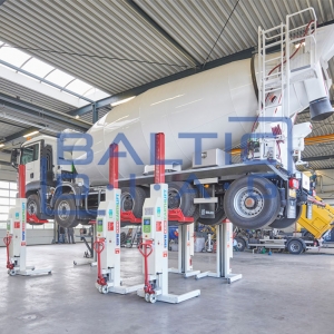 Mobile 4-column wireless lift for heavy-duty vehicles EARTHLIFT 8.5t Stertil-Koni