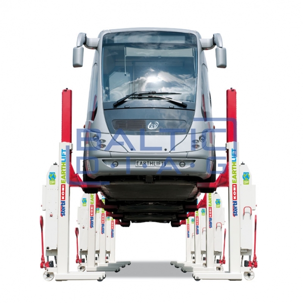 Мобильный 4-стоечный Беспроводной подъёмник для тяжёлого транспорта EARTHLIFT 8.5t Stertil-Koni