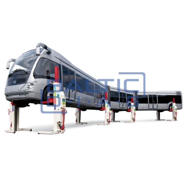 Мобильный 4-стоечный Беспроводной подъёмник для тяжёлого транспорта EARTHLIFT 8.5t Stertil-Koni