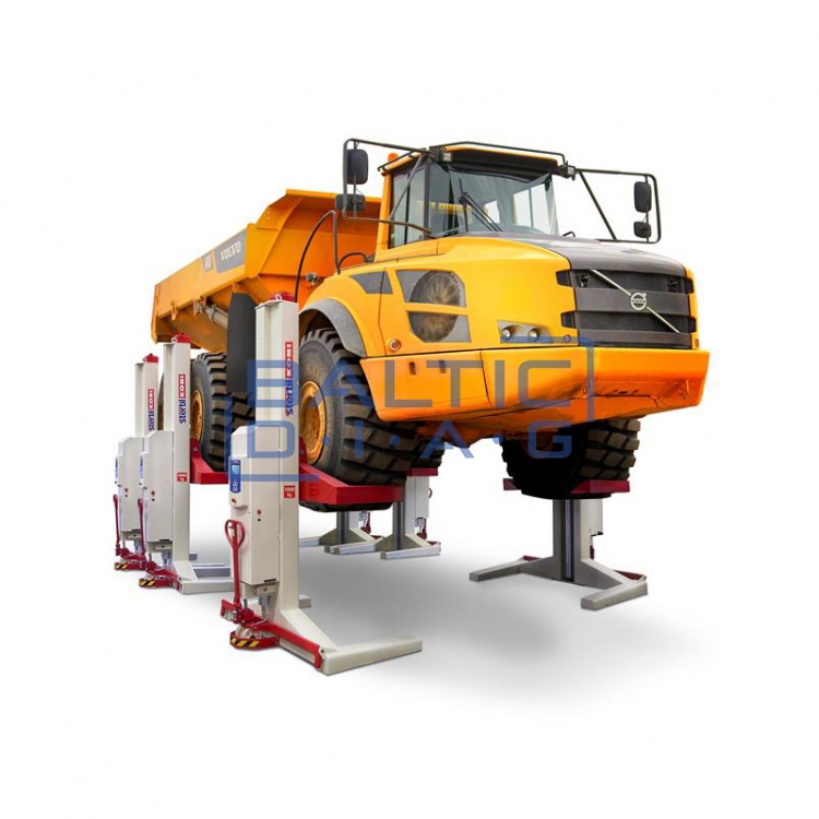 Mobile 4-column wireless lift for extremely heavy-duty vehicles ST1175 Stertil-Koni