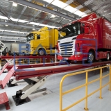 Platform scissor lift for heavy-duty vehicles Stertil-Koni SKYLIFT SKY.350