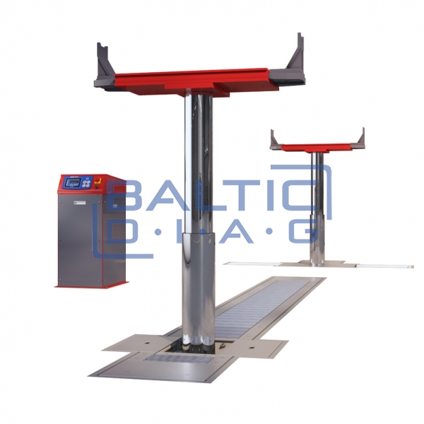 In-ground telescopic piston lift for commercial vehicles DIAMONDLIFT 64/2-Piston Stertil-Koni