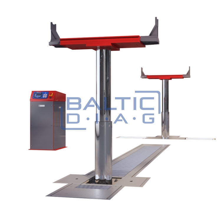 In-ground telescopic piston lift for commercial vehicles DIAMONDLIFT 64/2-Piston Stertil-Koni