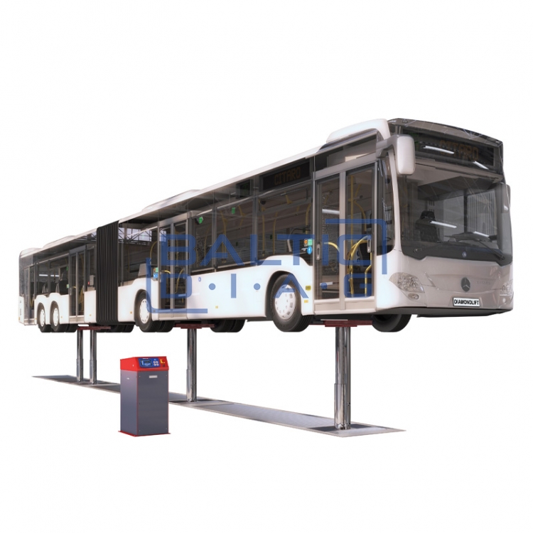 In-ground telescopic piston lift for commercial vehicles DIAMONDLIFT 64/2-Piston Stertil-Koni