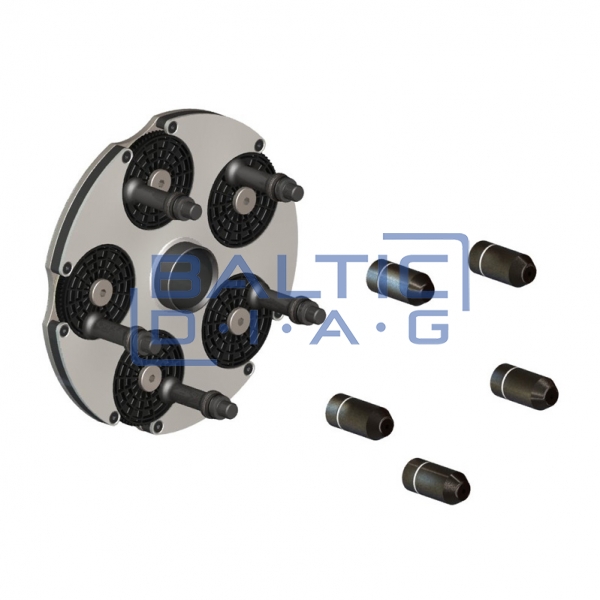 Adjustable clamping plate for wheel centering QuickPlate V (5-pin) Haweka