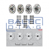 Wheel clamping flange kit for balancing machines WorldKit I Haweka