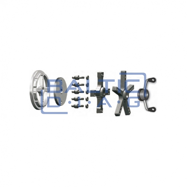 Truck wheel centering kit for balancing machines Haweka