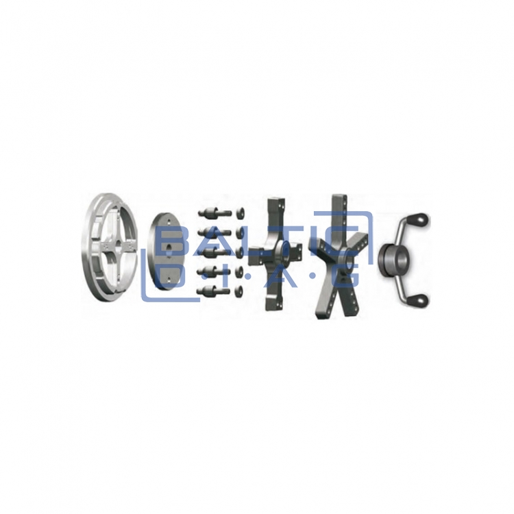 Truck wheel centering kit for balancing machines Haweka
