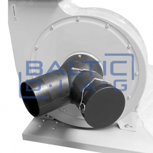 Dust collector for workshops with 2 suction ports