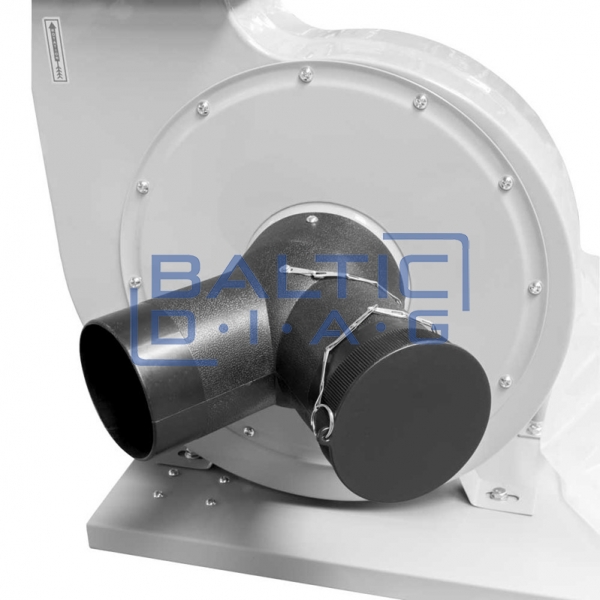 Dust collector for workshops with 2 suction ports