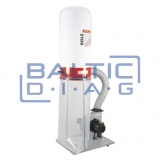Dust collector for workshops with 2 suction ports
