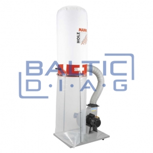 Dust collector for workshops with 2 suction ports