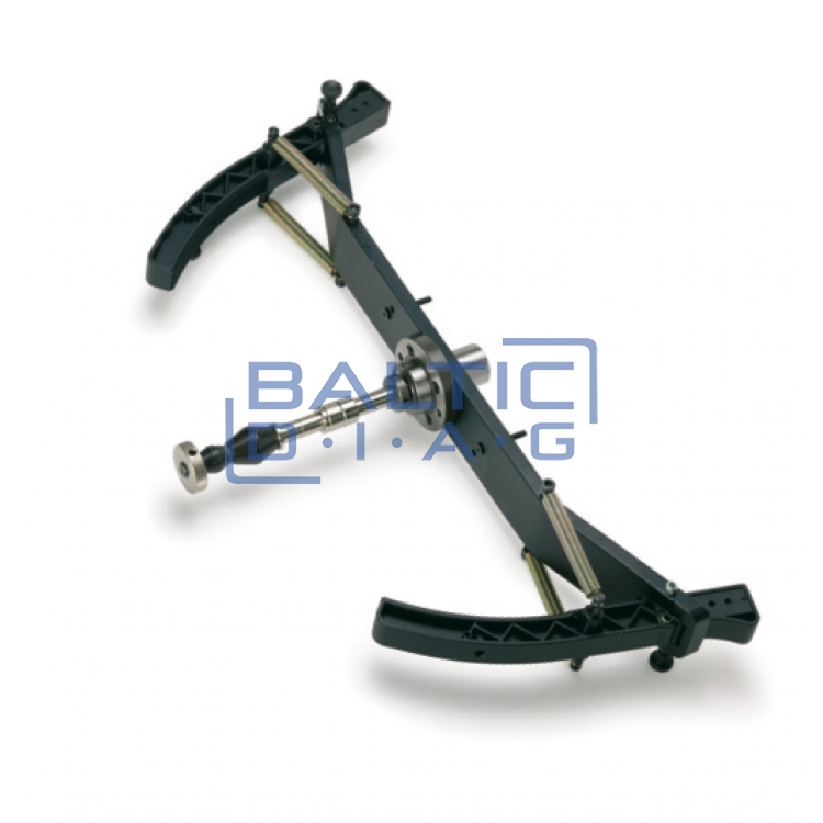 Universal motorcycle wheel adaptor “I” (with integrated flange) for wheel balancers