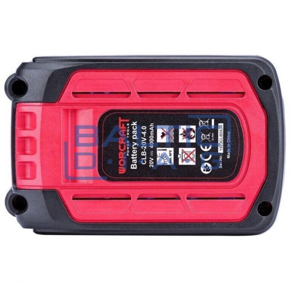 Battery for cordless tools Worcraft 20V 4.0 Ah
