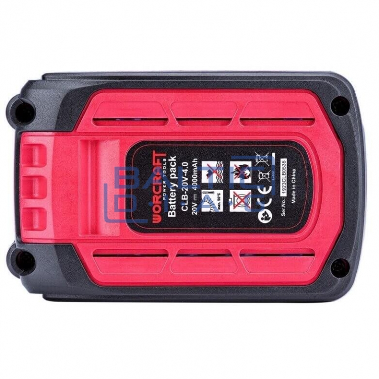 Battery for cordless tools Worcraft 20V 4.0 Ah